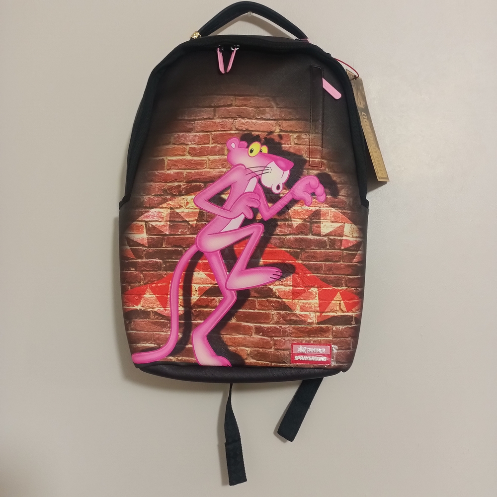 Sprayground Pink Panther Brick Wall Backpack